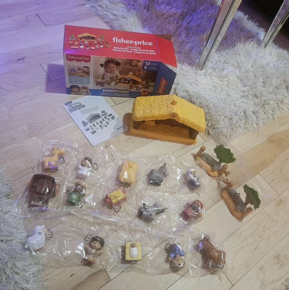 Fisher-Price Little People Nativity Playset - Yellow and Brown